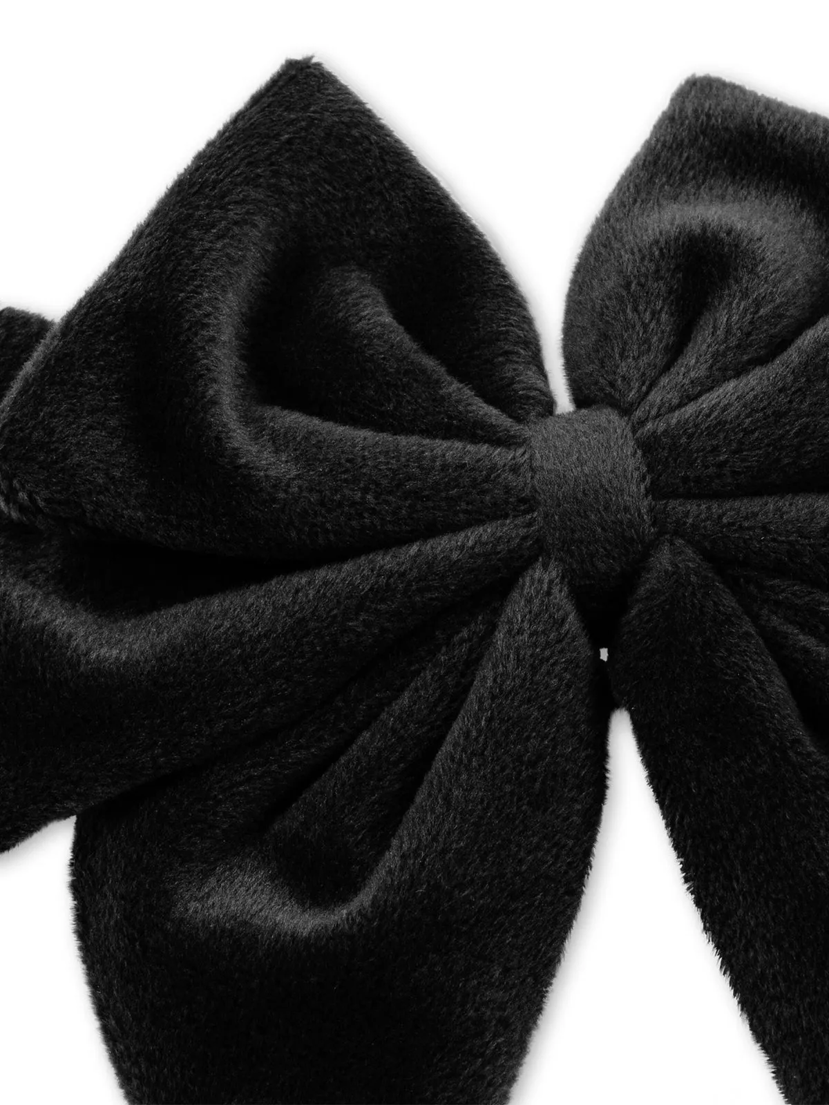 Velvet Bow Hair Clip