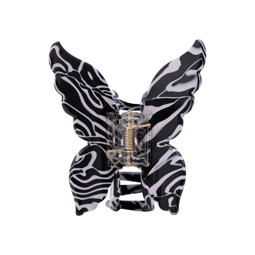 XL BUTTERFLY CLIP ZEBRA