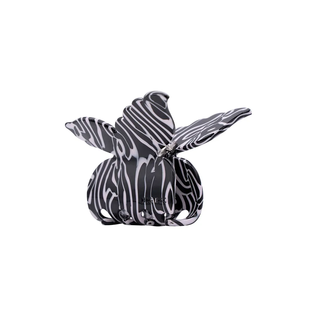XL BUTTERFLY CLIP ZEBRA