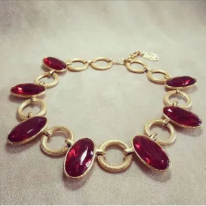 YSL vintage yves saint laurent link Necklace